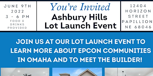 EPCON Communities Omaha - Ashbury Hills Lot Launch Event