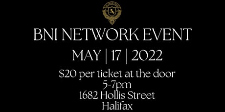 BNI Networking at The Halifax Club tickets