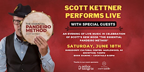 Scott Kettner's Pandeiro Book Release Party + Performance w/Special Guests tickets