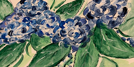 Hydrangea Watercolor Workshop, afternoon session tickets
