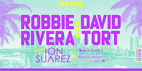 ROBBIE RIVERA b2b DAVID TORT Yacht Party Cruise NYC tickets