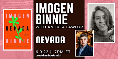 Live at Brookline Booksmith! Imogen Binnie with Andrea Lawlor tickets