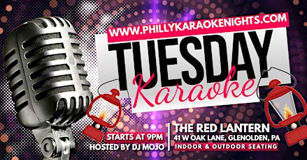 Tuesday Karaoke at The Red Lantern (Glenolden - Delaware County, PA) tickets