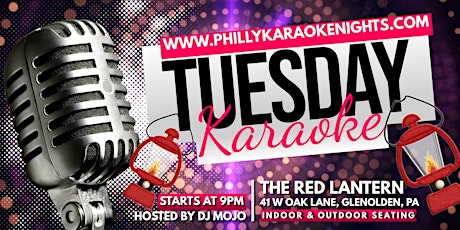Tuesday Karaoke at The Red Lantern (Glenolden - Delaware County, PA) tickets