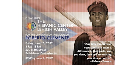 Unveiling of the Mural of Roberto Clemente tickets