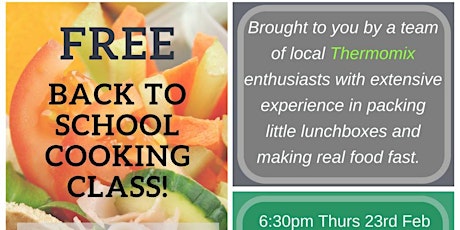 FREE Back to School Cooking Class primary image