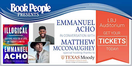 BookPeople Presents: An Afternoon with Emmanuel Acho & Matthew McConaughey