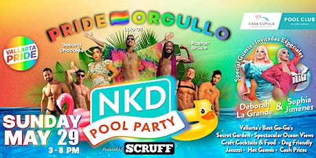 NKD Pool Party PRIDE | ORGULLO Edition at Casa Cupula boletos