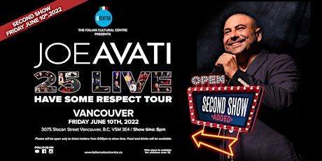 Vancouver Comedy Show: An Evening with Joe Avati tickets
