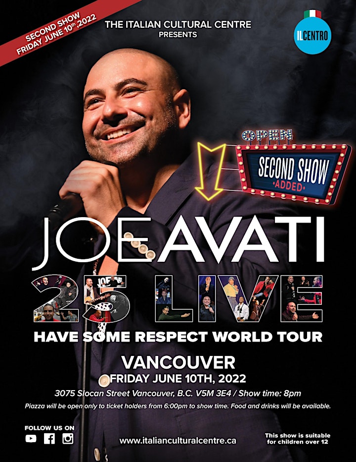 Vancouver Comedy Show: An Evening with Joe Avati image