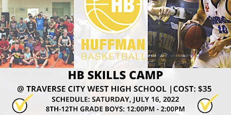 TRAVERSE CITY WEST HIGH HUFFMAN BASKETBALL SKILLS CAMP -  JULY 16TH 2022 tickets