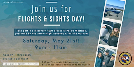 Flights & Sights - May 21st, 2022 tickets