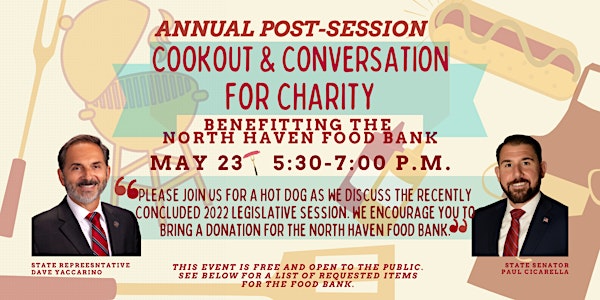 Annual Cookout & Conversation for Charity