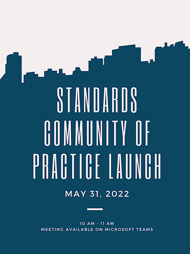 Standards Community of Practice - Launch image