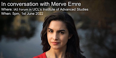 In Conversation with Merve Emre tickets