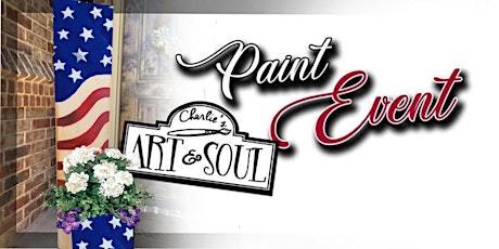 Painting Event 4ft Patriotic Wooden Planter