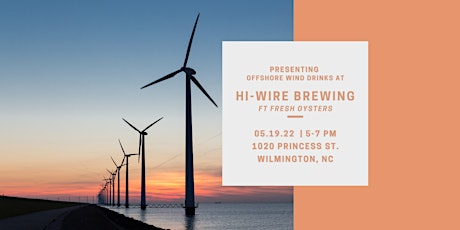 Offshore Wind Drinks at Hi-Wire Brewing tickets