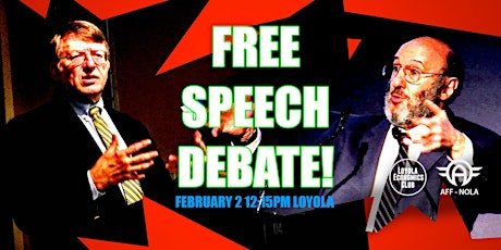 Free Speech Debate with Walter Block and Jim Stoner primary image