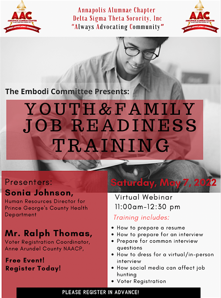 
		Youth and Family Job Readiness Training image
