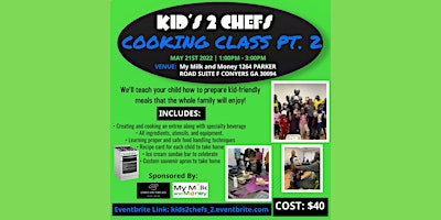 Kids 2 Chefs: Children’s Cooking Class