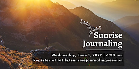 Sunrise Journaling Session tickets