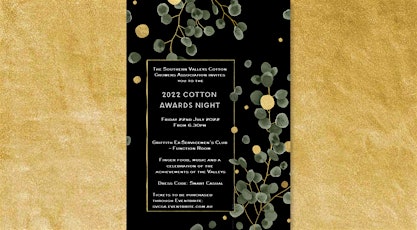 Southern Valleys Cotton Growers Association 2022 Awards Dinner tickets