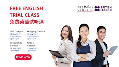 Free English Trial Class tickets