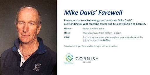 Mike Davis' Farewell