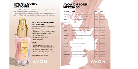 Avon On Tour ~ Sheffield tickets