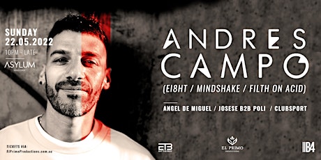 ANDRES CAMPO tickets