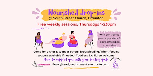 Imagem principal de Nourished drop-in  Braunton (breastfeeding & feeding support)