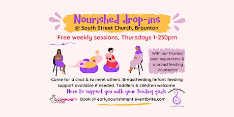 Nourished drop-in  Braunton (breastfeeding & feeding support) primary image