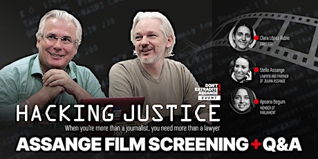 Hacking Justice - Cinema Film Screening and Q&A tickets