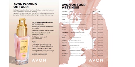 Avon On Tour ~ Norwich tickets
