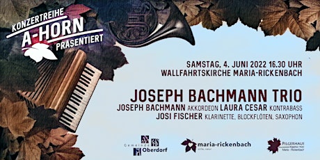 Hauptbild für Joseph Bachmann Trio - Konzertreihe A-Horn
