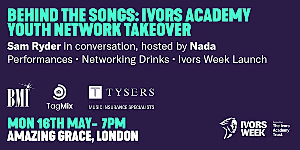 Behind The Songs: Youth Council Showcase and Ivors Week Launch