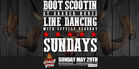 Boot Scootin at Brauer House - Line Dancing w/ Estelle Peabody tickets