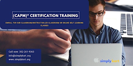 CAPM Classroom Training in  Fredericton, NB tickets