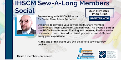 IHSCM Sew-A-Long Members Social tickets