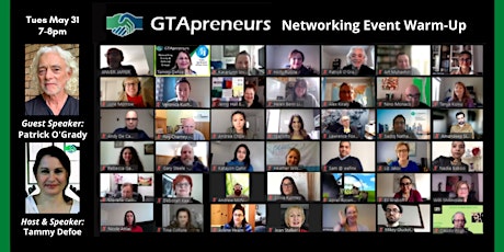 GTApreneurs Evening Virtual Networking Event - WARM-UP tickets