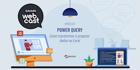 Webcast: Power Query - Como transformar e preparar dados no Excel ingressos
