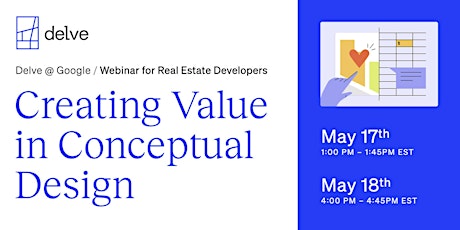 Creating Value in Conceptual Design | Webinar for Real Estate Developers tickets