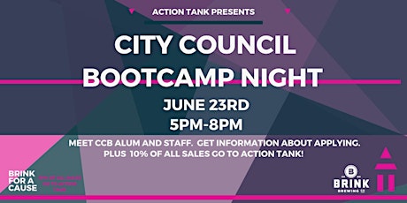 City Council Bootcamp Night at Brink!