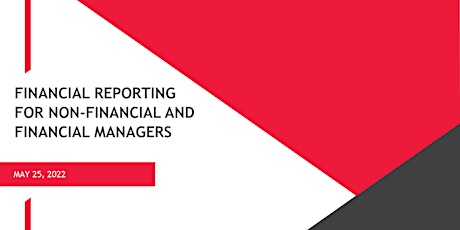 Financial Reporting for Non-Financial and Financial Managers tickets