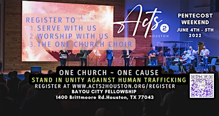 Acts 2 Houston 2022 Worship Service tickets