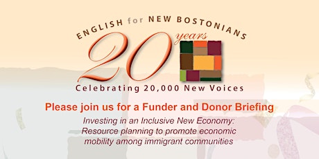 Funder Briefing: Resource planning for immigrant communities tickets
