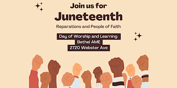 Juneteenth, Reparations, and People of Faith