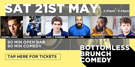 Saturday Bottomless Brunch Comedy tickets