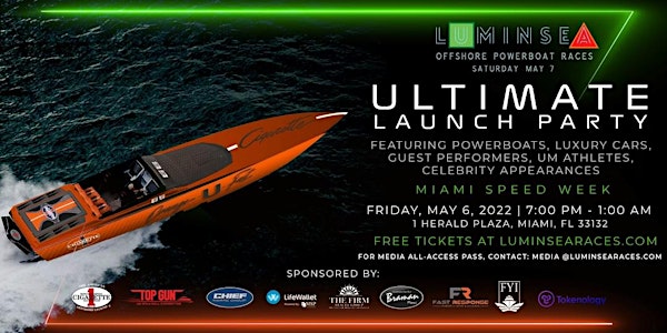 LUMINSEA OFFSHORE POWERBOAT RACES - THE ULTIMATE SPEED WEEK LAUNCH PARTY