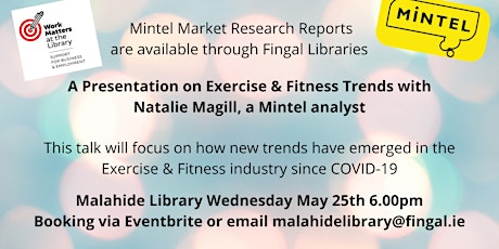 Talk on Exercise & Fitness Trends with Natalie Magill of Mintel Ireland tickets